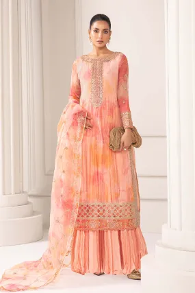 3 Piece Embroidered Organza Suit | SF-EF24-20