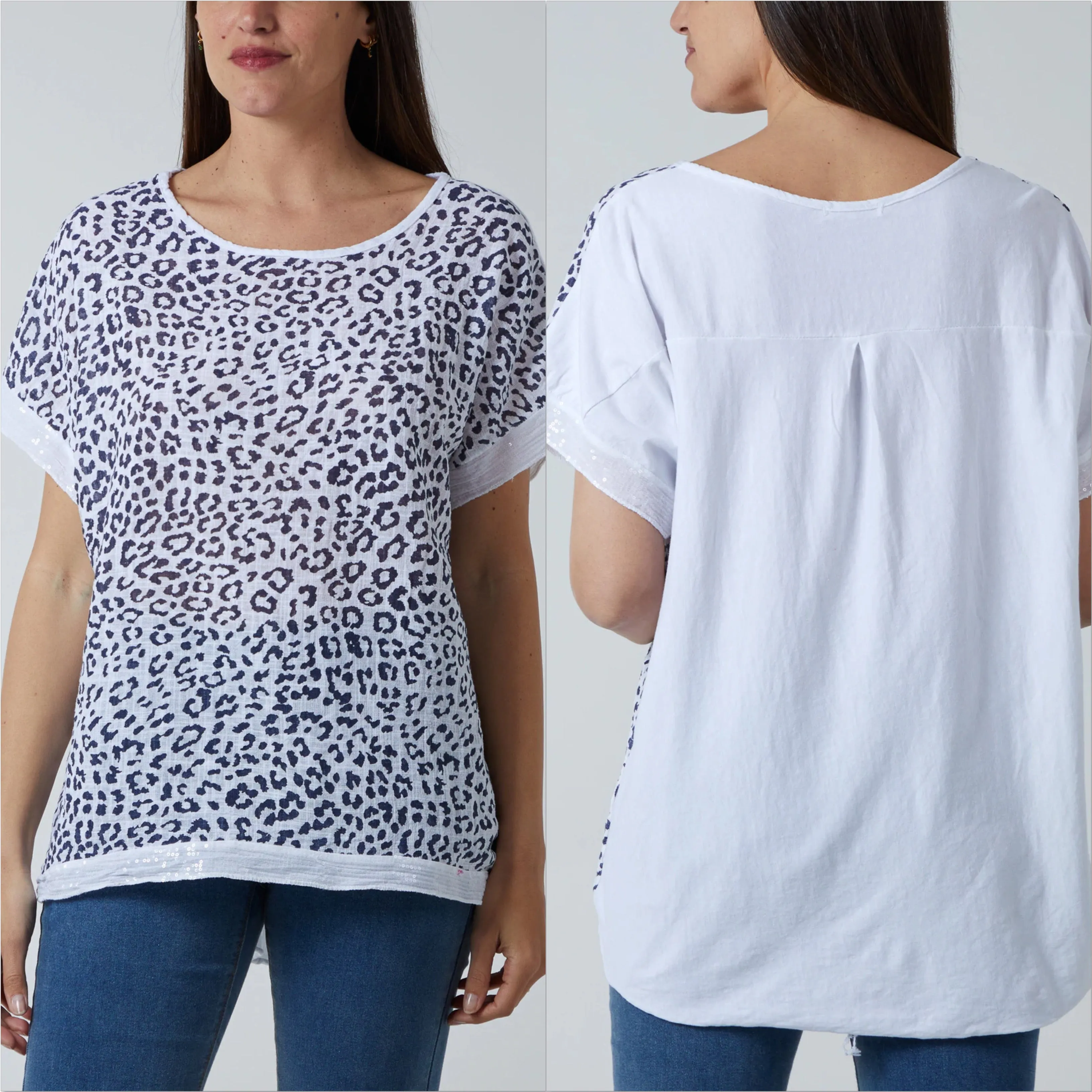 AMBER LEOPARD TOP