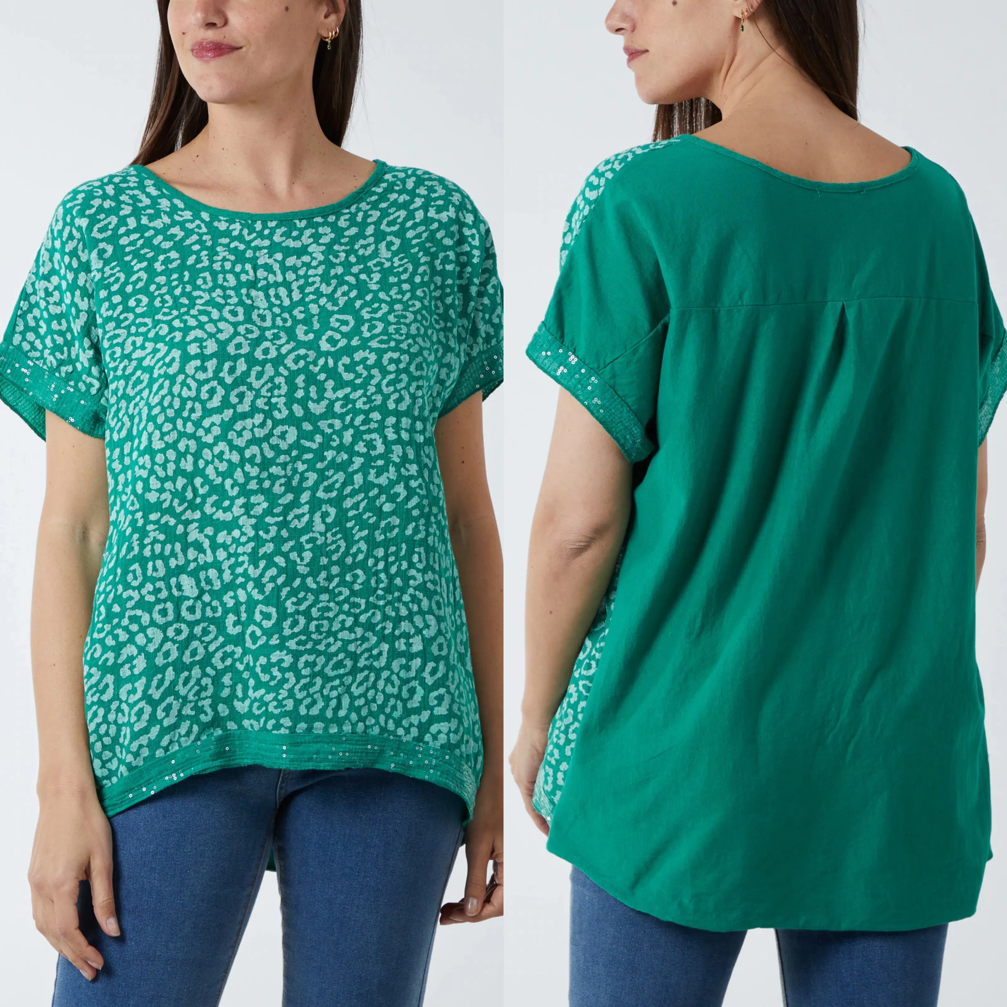 AMBER LEOPARD TOP