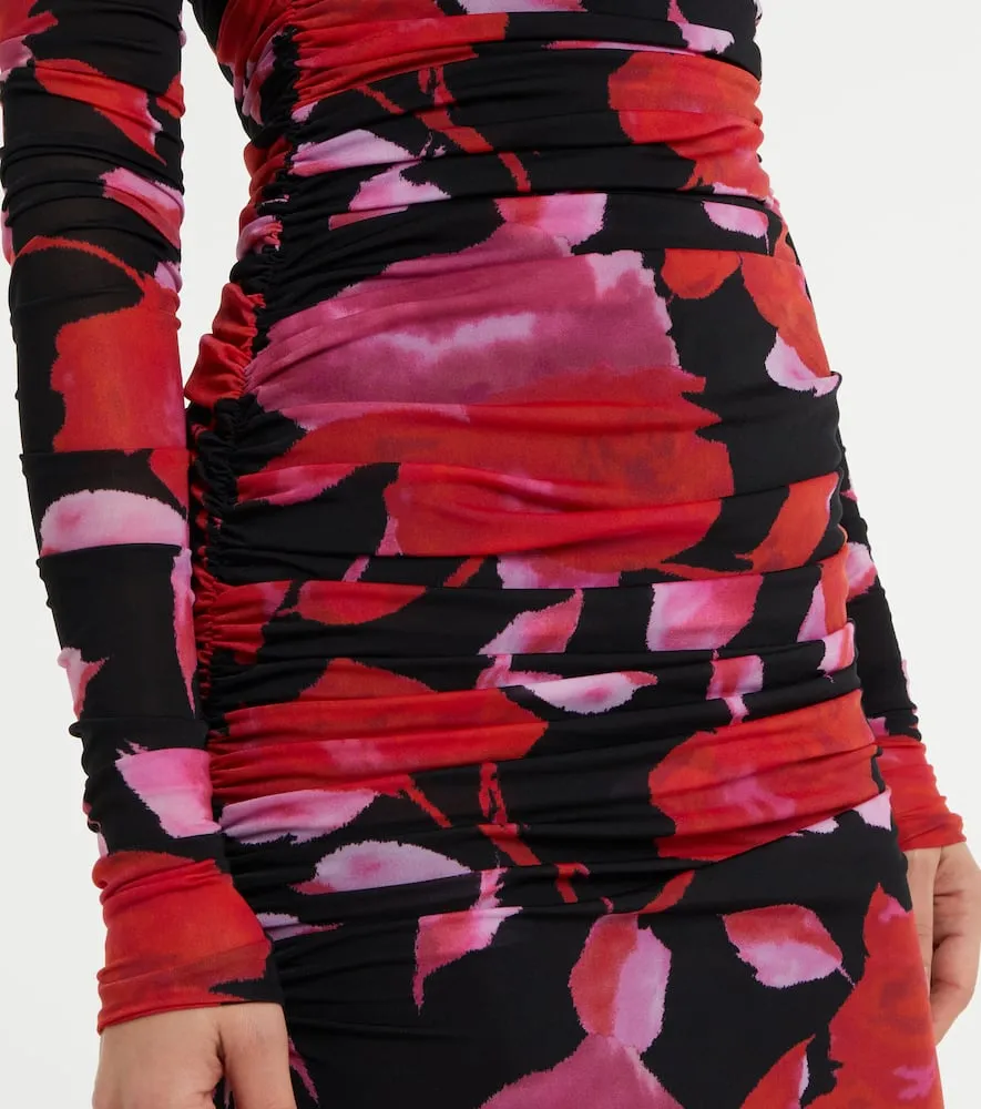Blumarine Fine Jer printed maxi dress
