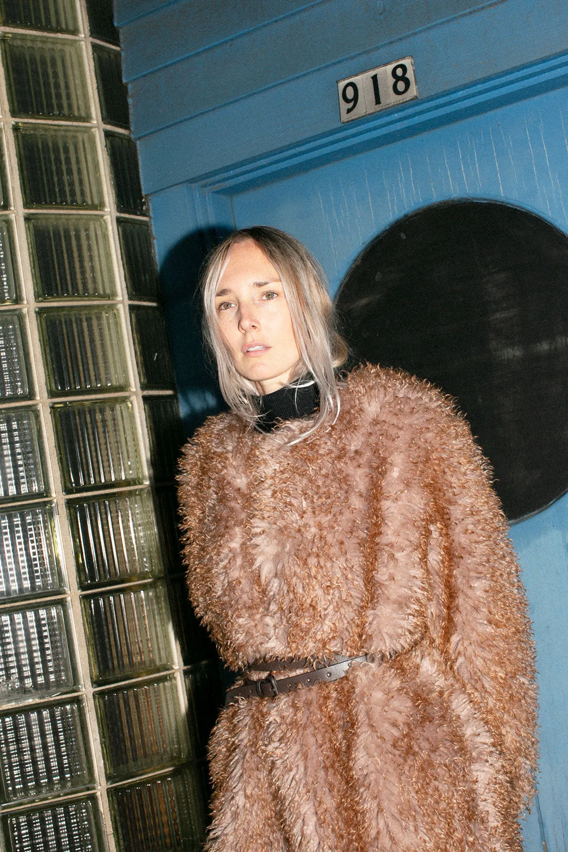 Camel Faux Fur Fifi Jacket