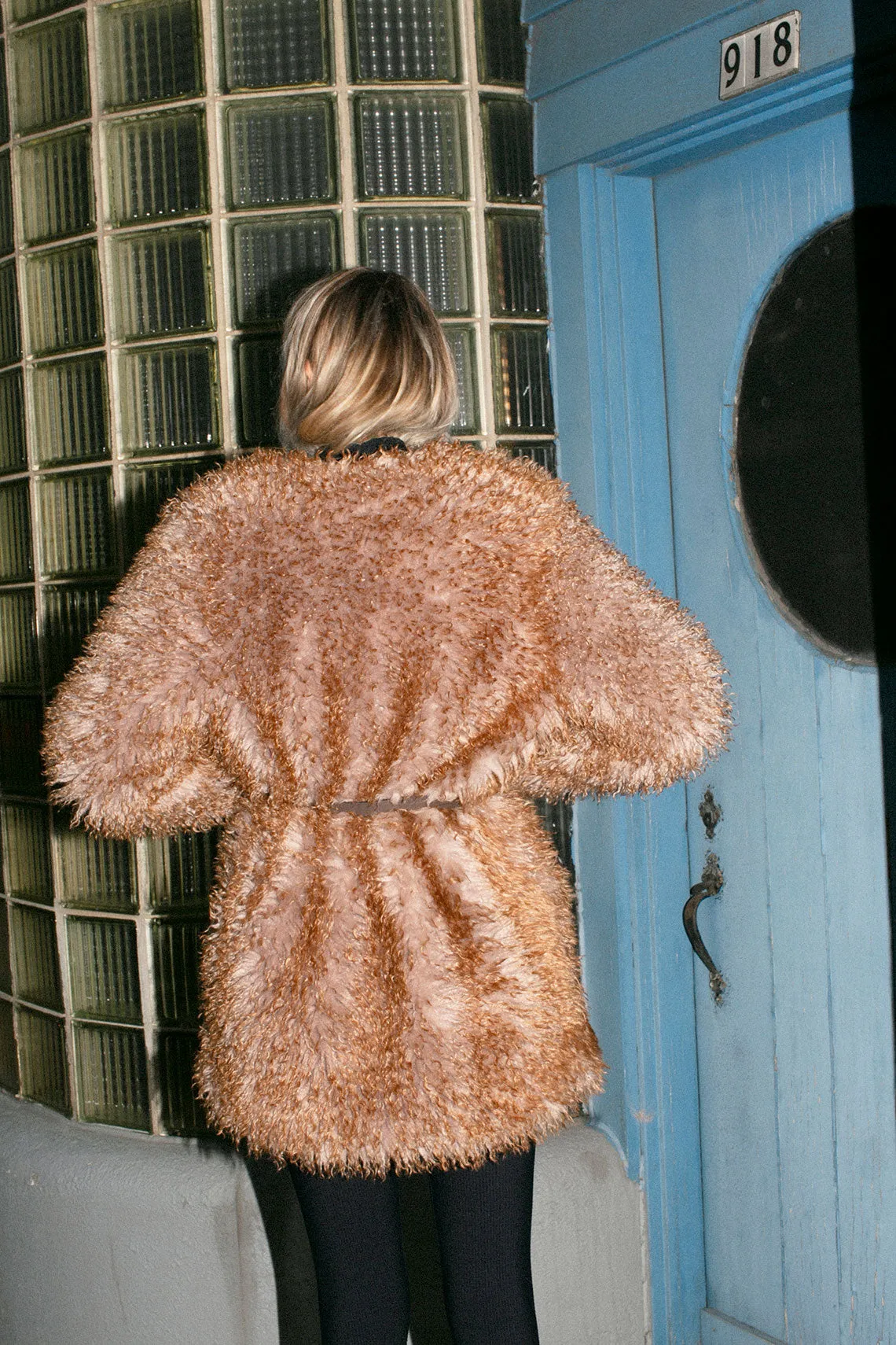Camel Faux Fur Fifi Jacket