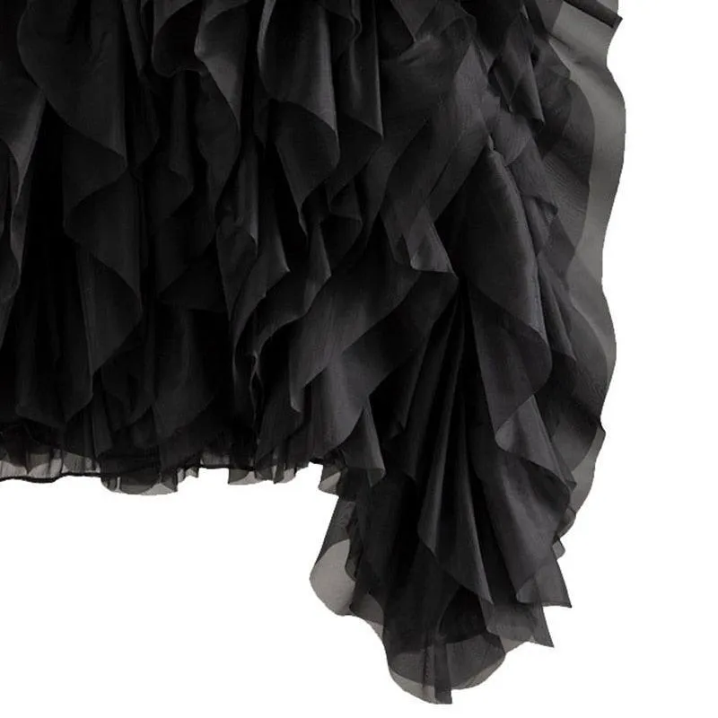 Christine Chiffon Ruffles Blouse