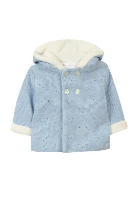 Coat - Sky Blue Knit