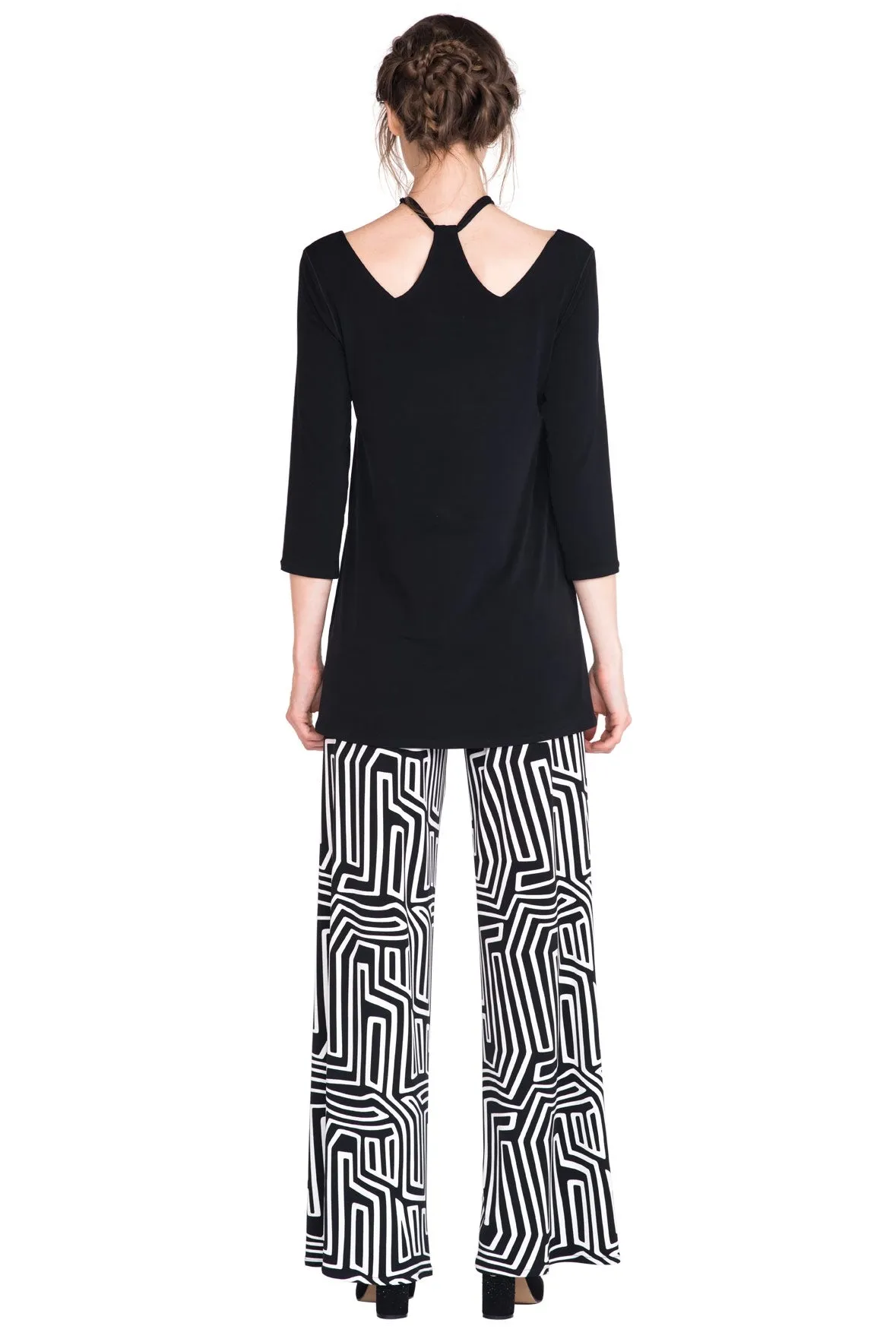 Cord Neckline Tunic