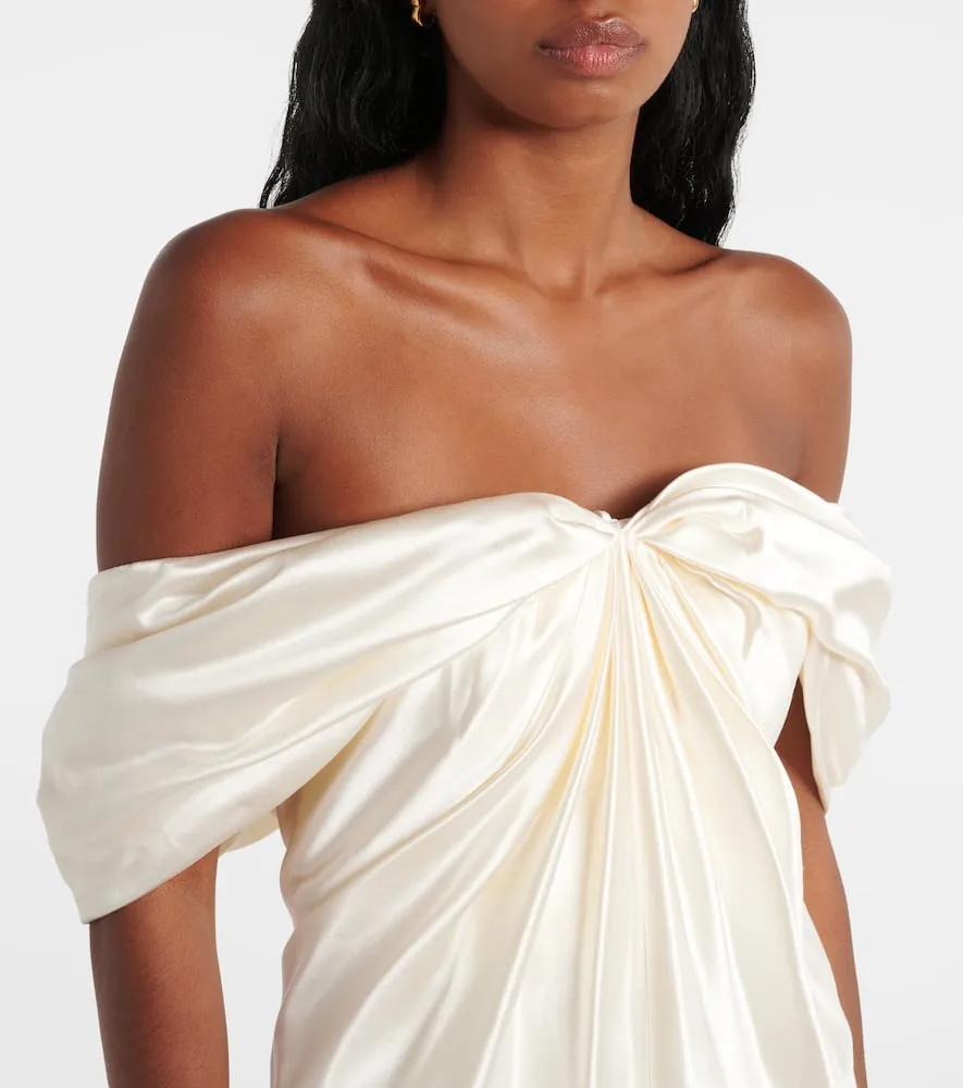 Danielle Frankel Bridal Cleo wool and silk gown