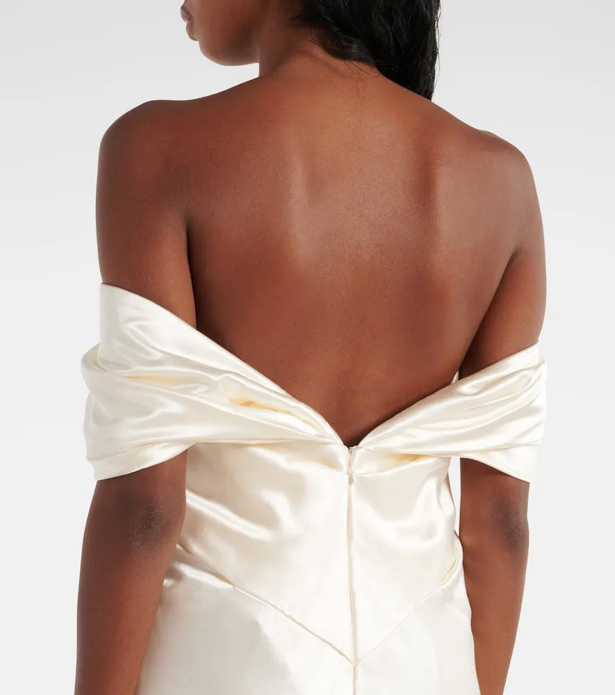 Danielle Frankel Bridal Cleo wool and silk gown