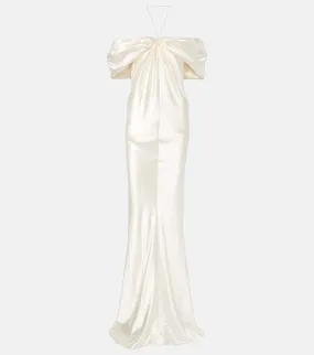 Danielle Frankel Bridal Cleo wool and silk gown