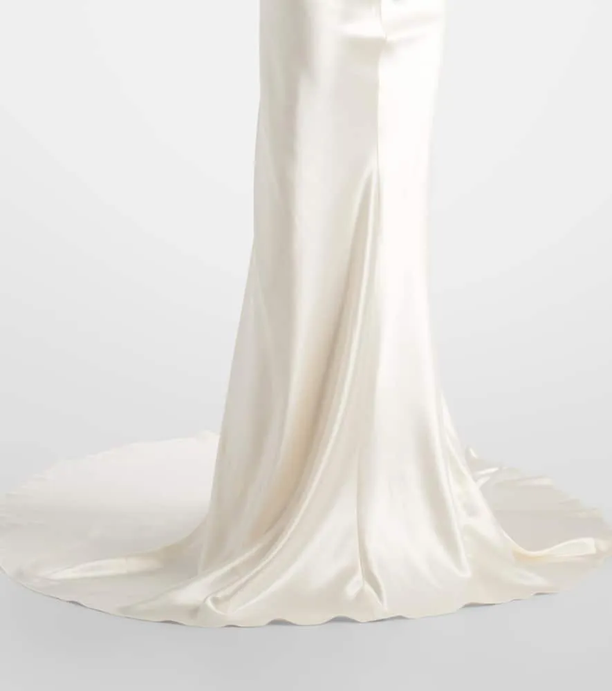 Danielle Frankel Bridal Cleo wool and silk gown