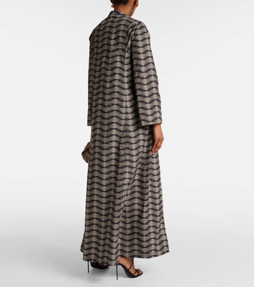 Dries Van Noten Printed cotton poplin maxi dress