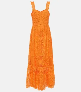 Farm Rio Guipure lace maxi dress