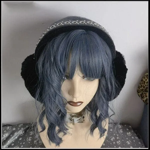 Fuzzy Spiked Earmuffs