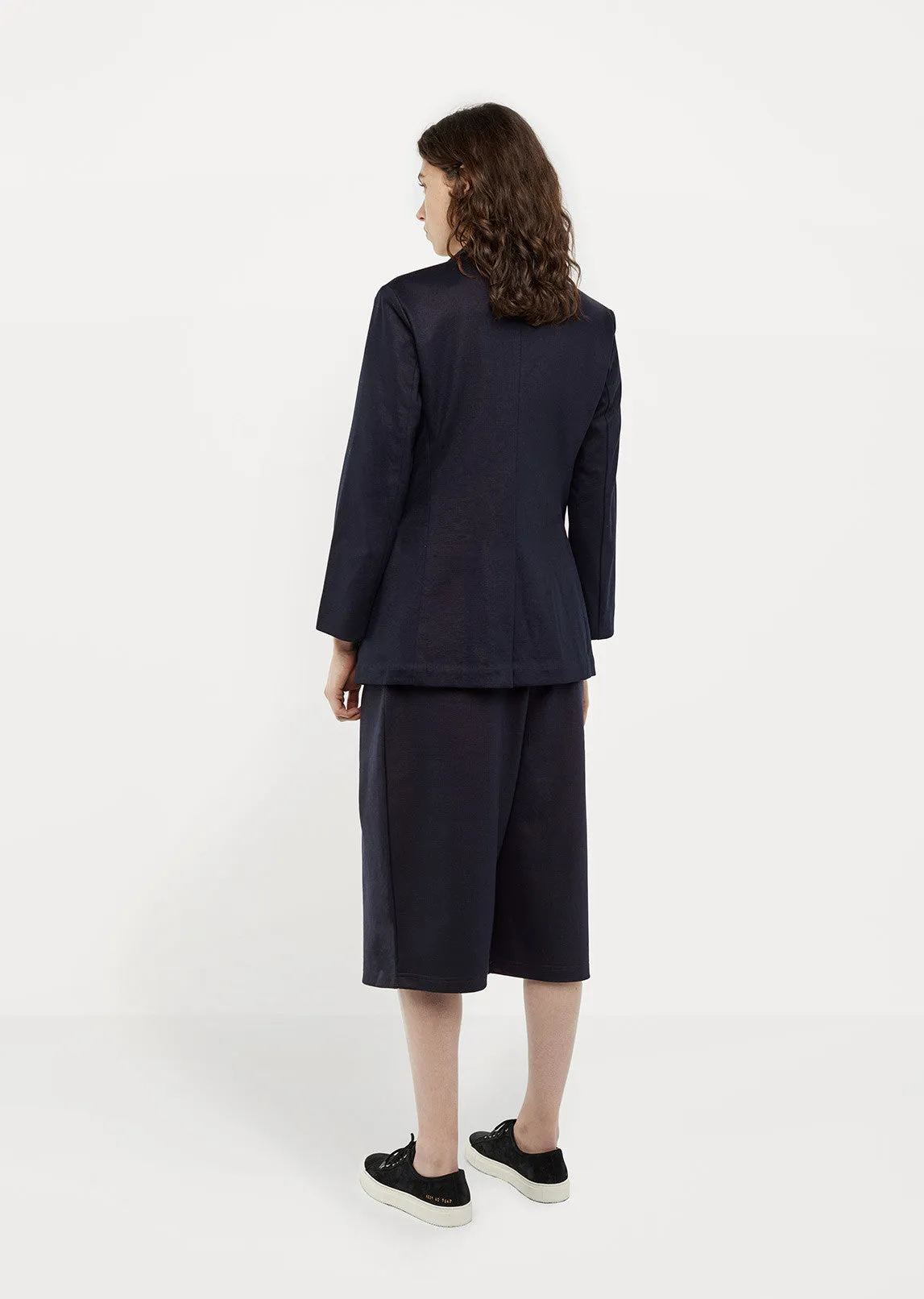Glossy Sweat Long Jacket