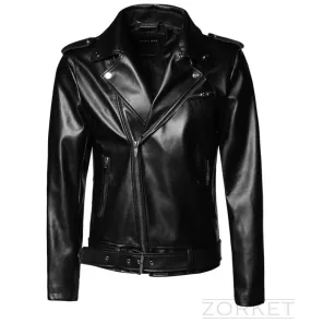 Men's PU Leather High Quality Warm Jacket