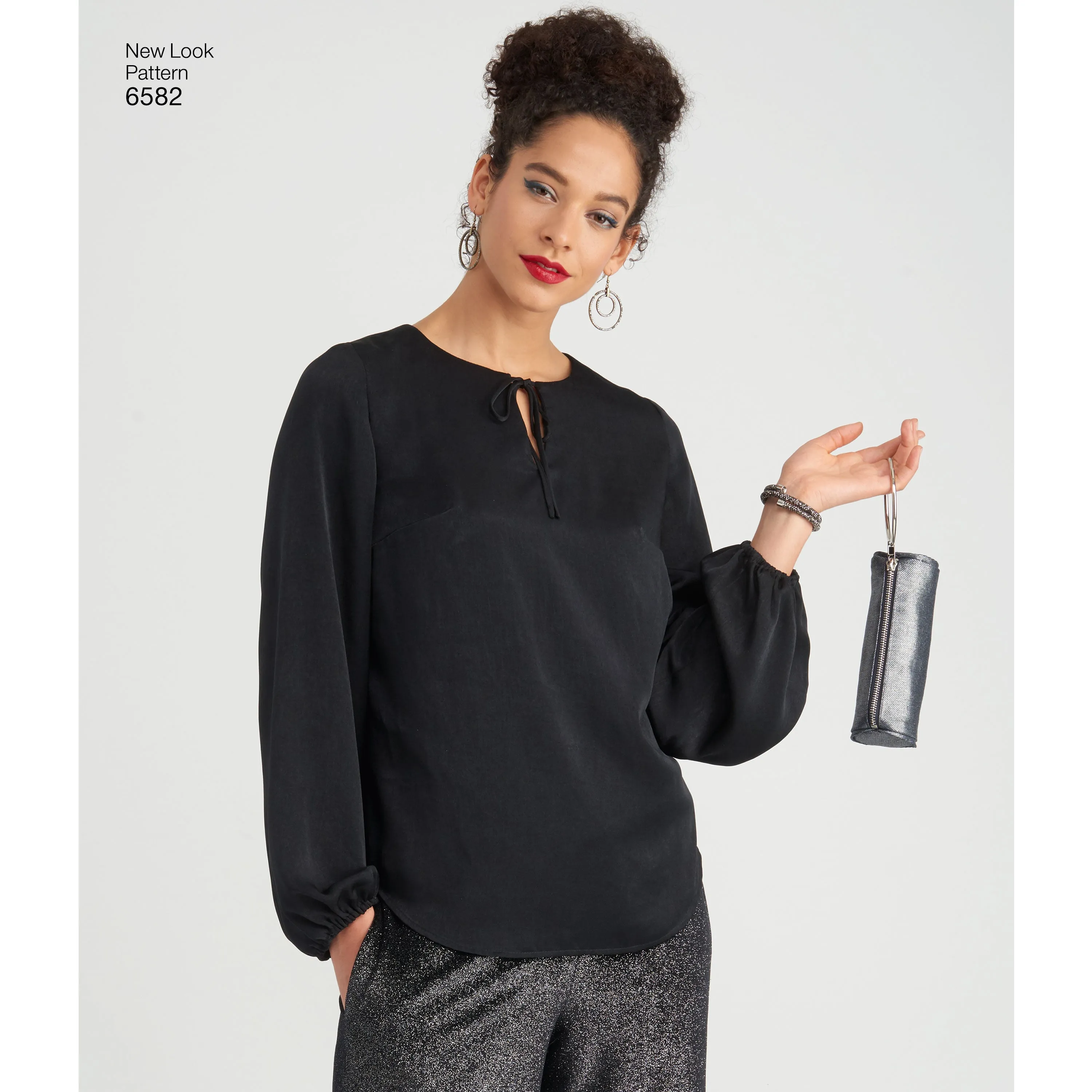 New Look Sewing Pattern 6582 - Misses' Pant, Top and Clutch