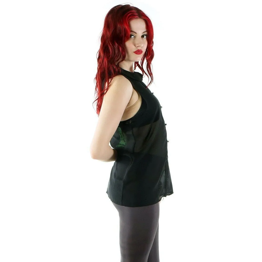 Peter Pan Spineless Collar Womens Blouse