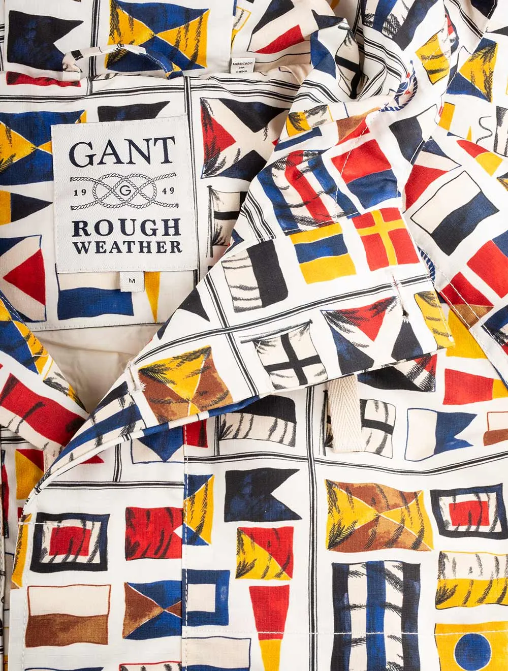 Rough Weather Flag Anorak Cream