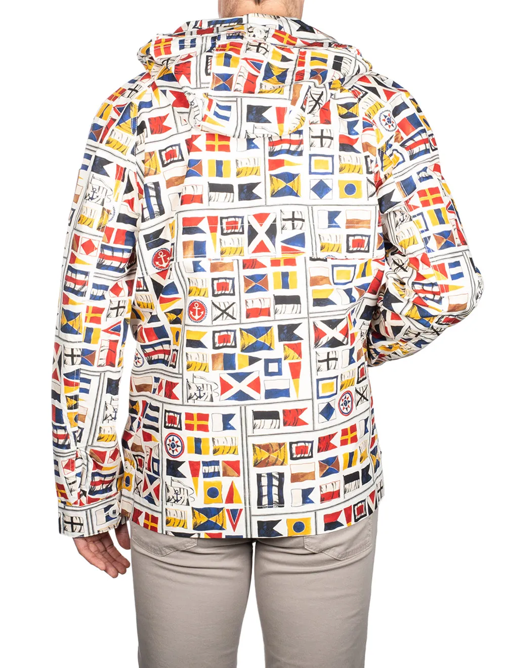 Rough Weather Flag Anorak Cream