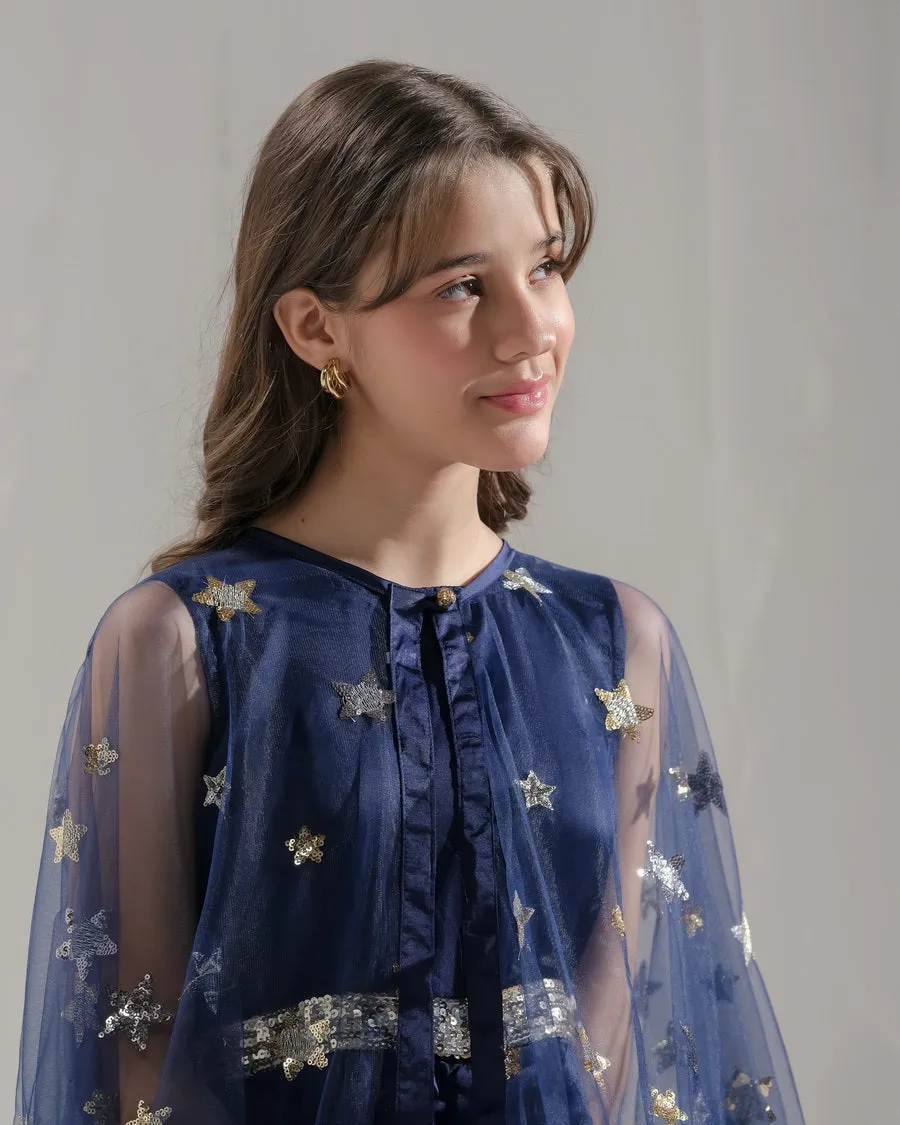 Sitara - 2 pcs Jumpsuit   Long Cape