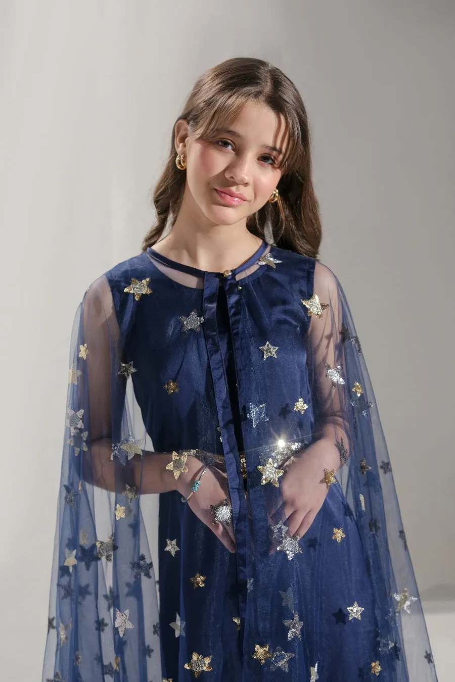 Sitara - 2 pcs Jumpsuit   Long Cape