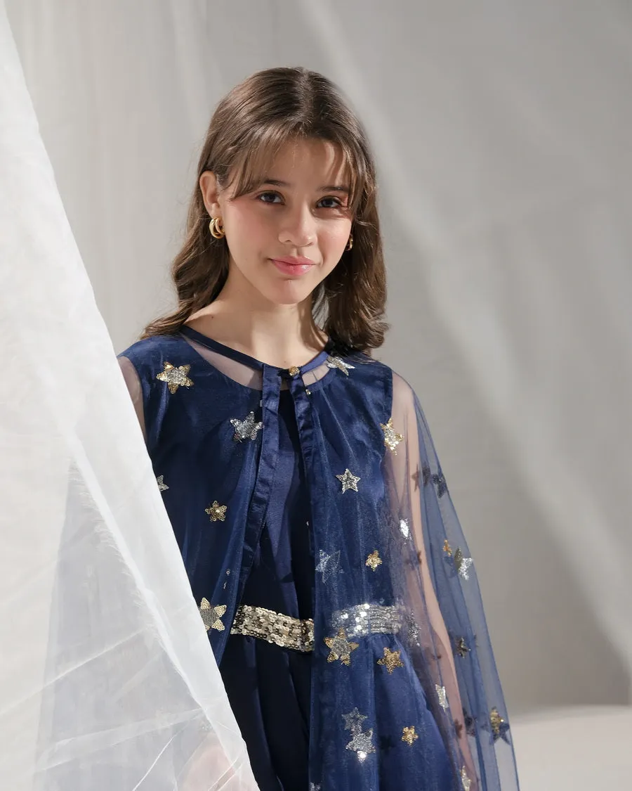 Sitara - 2 pcs Jumpsuit   Long Cape
