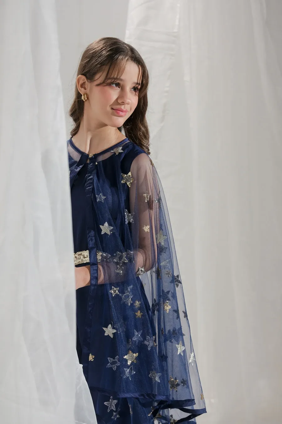 Sitara - 2 pcs Jumpsuit   Long Cape
