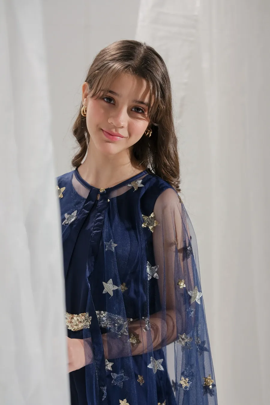Sitara - 2 pcs Jumpsuit   Long Cape