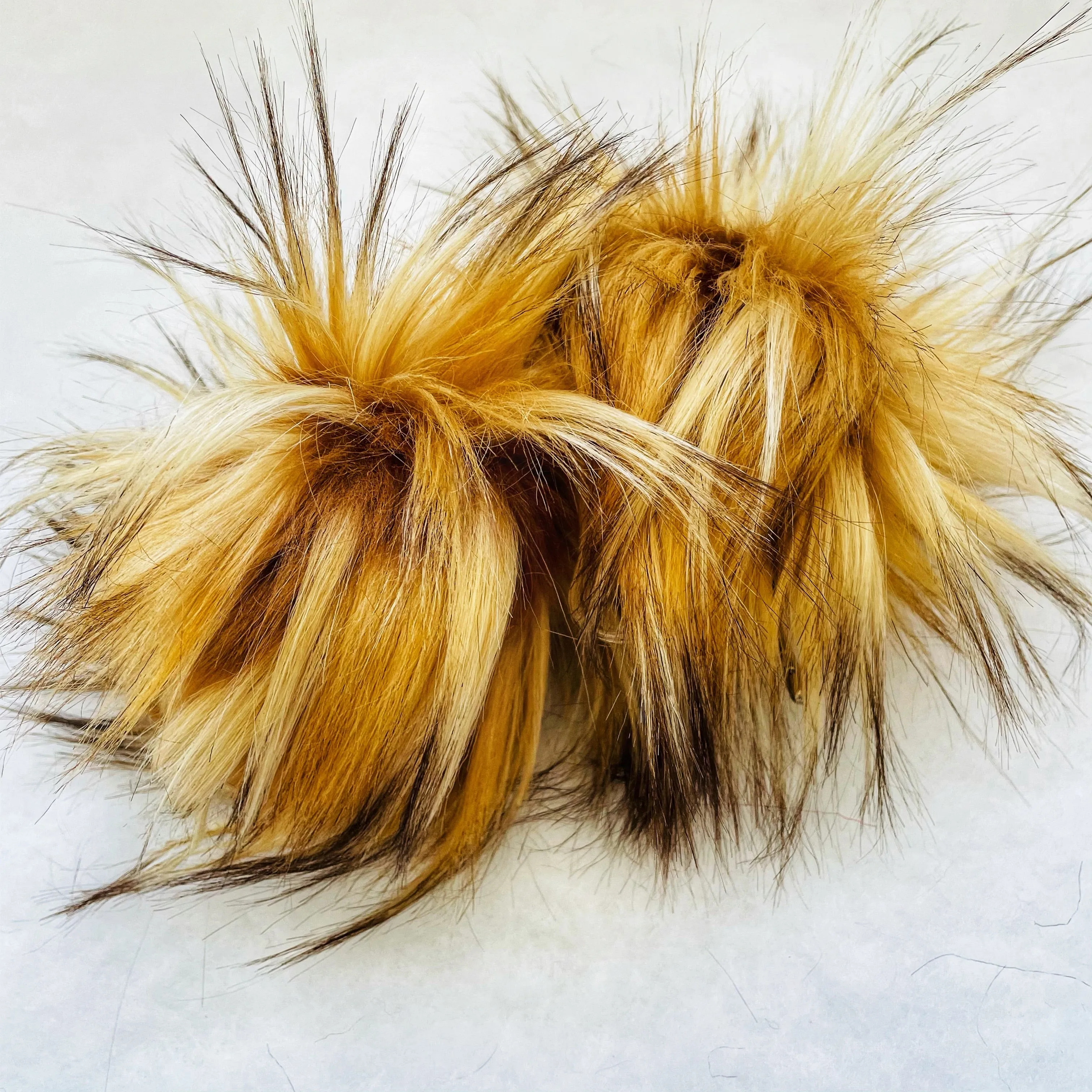 Toffee Latte Lux Faux Fur 6-inch Pre-cut Square