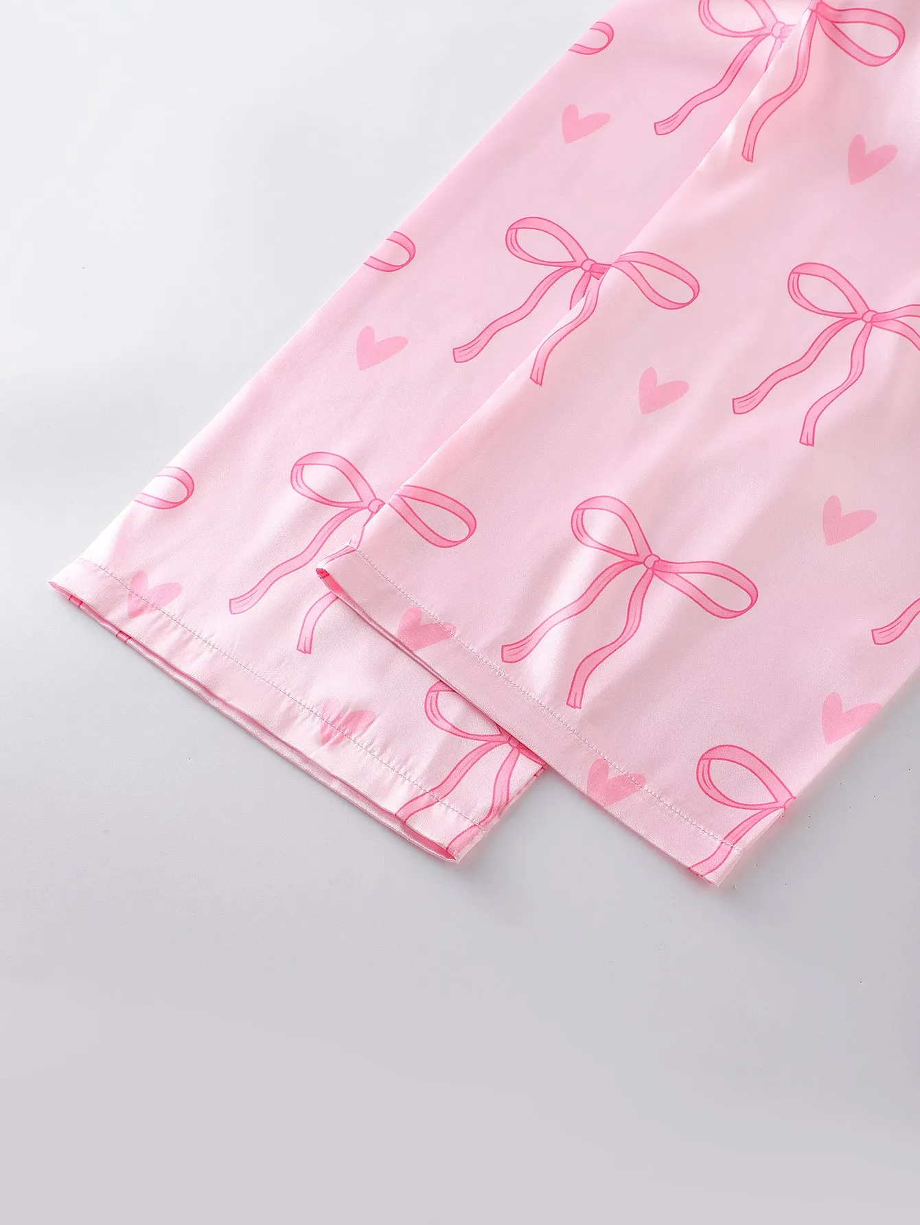 Vintage Charm Susender Silk Pajama Set
