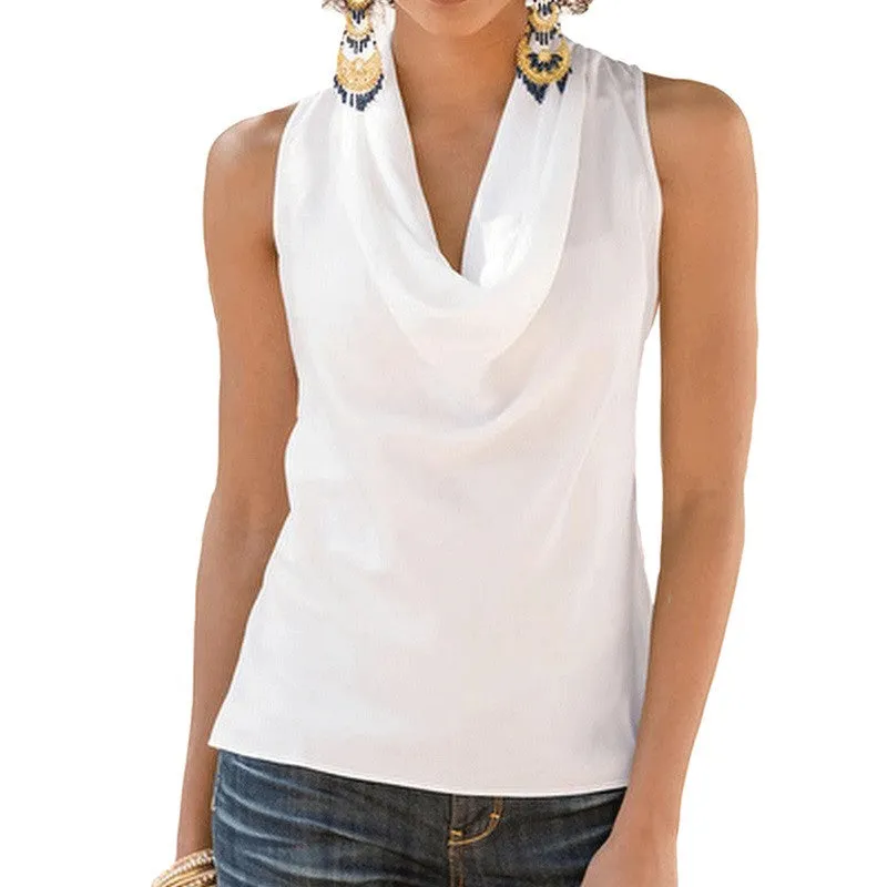 Women Summer Sleeveless T-shirt